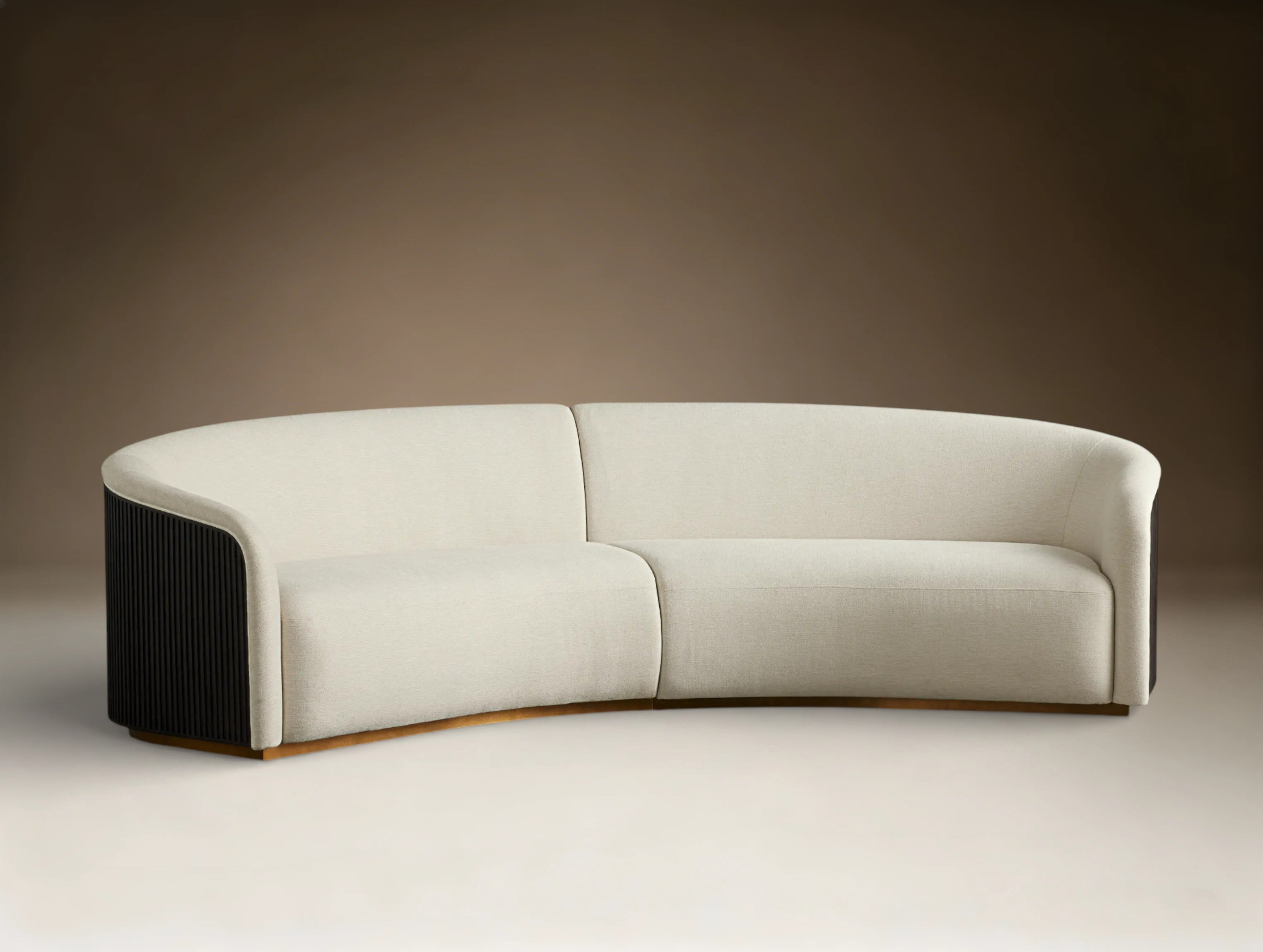 Finnigen Two-Piece Curved Sectional