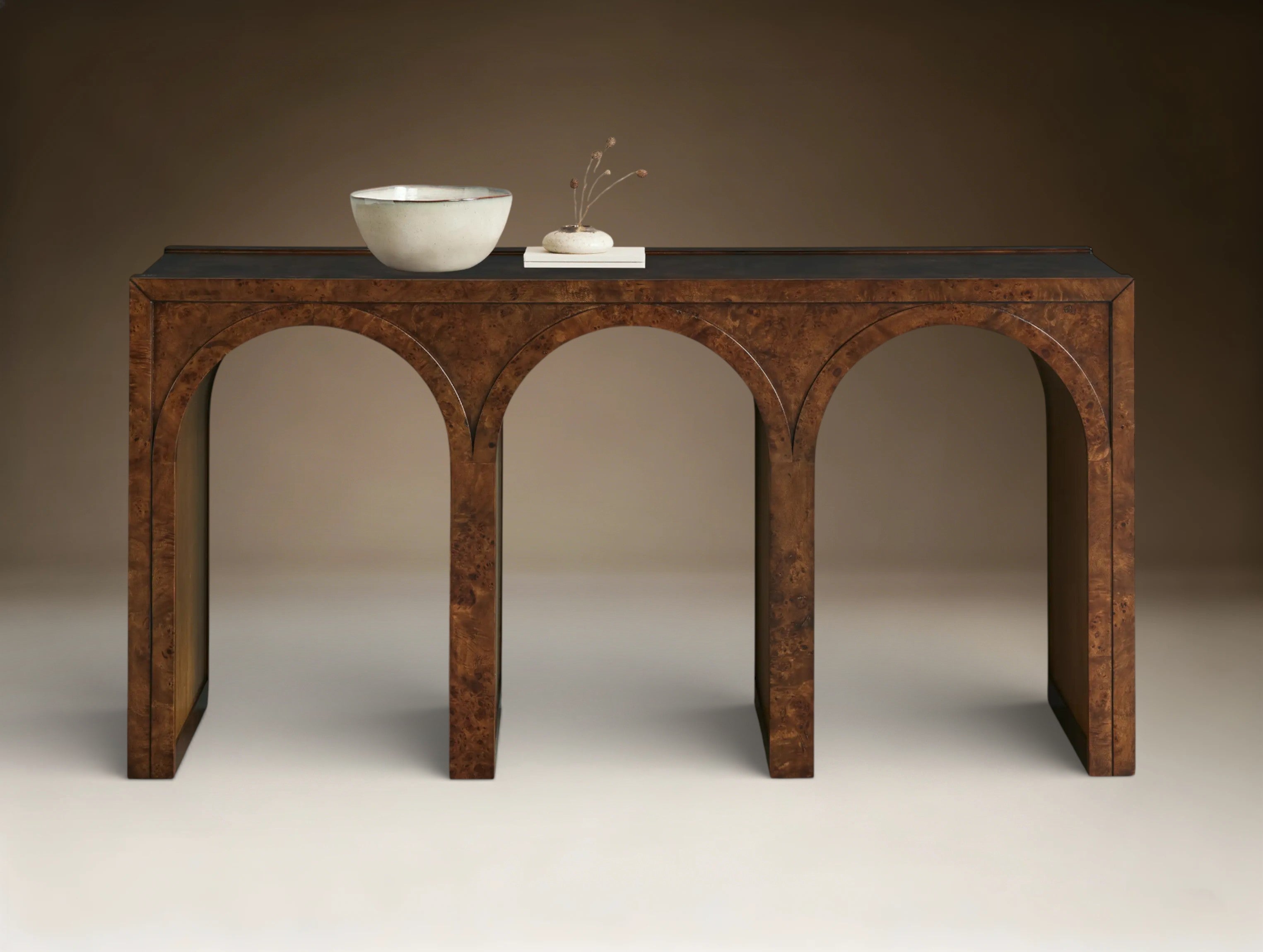 Hottiy Burl Console Table