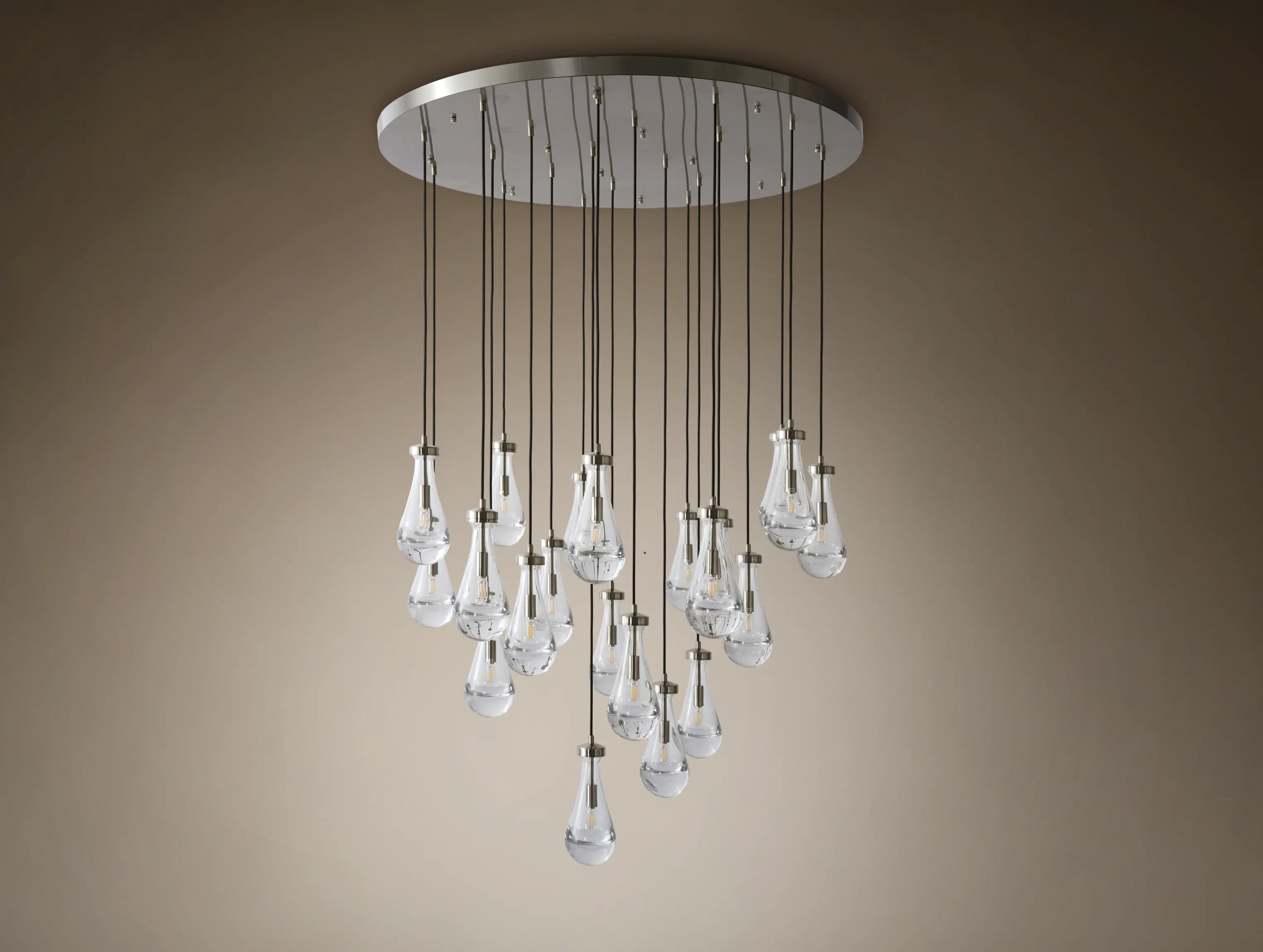 Raindrop Round Chandelier