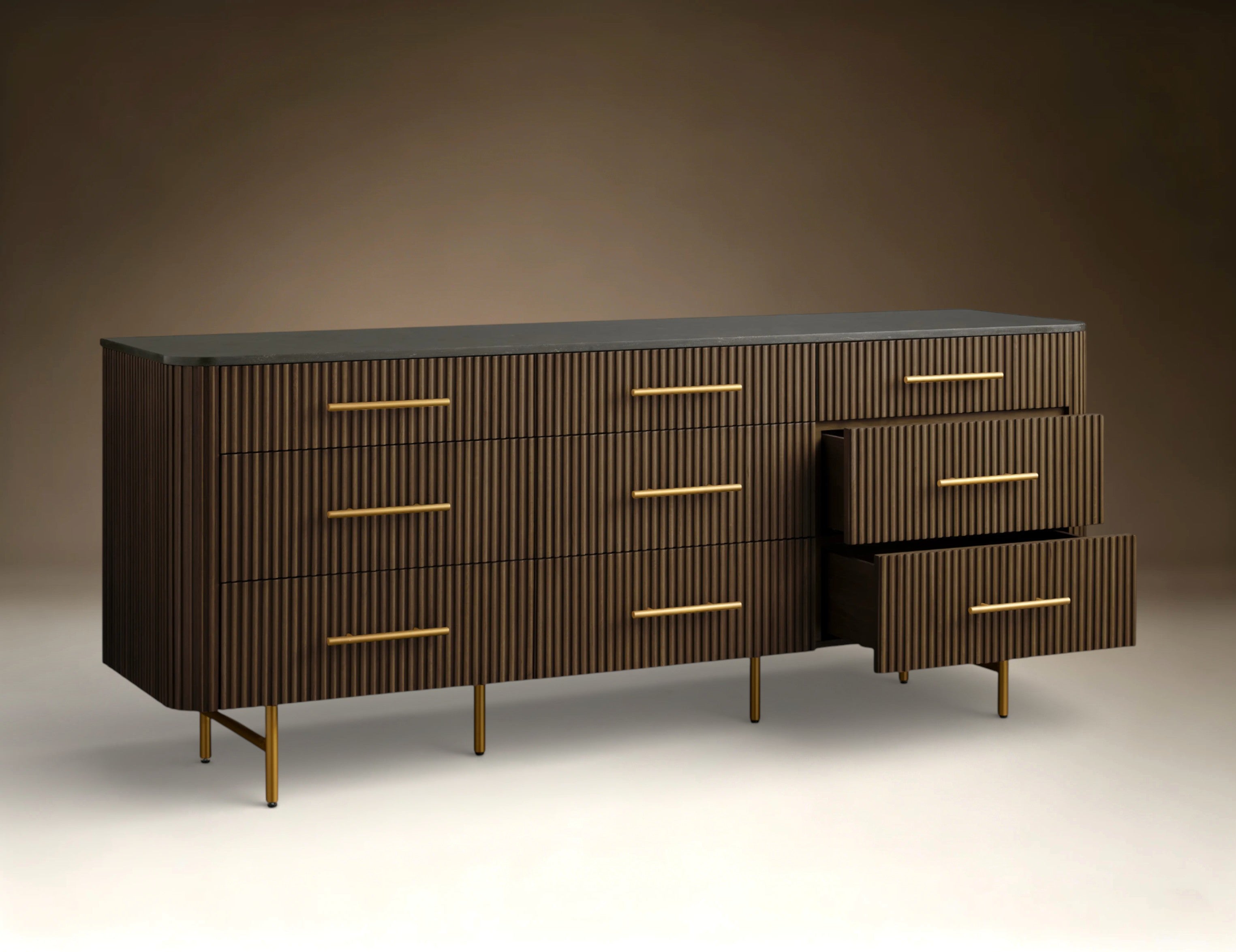 Finnigen Nine-Drawer Dresser