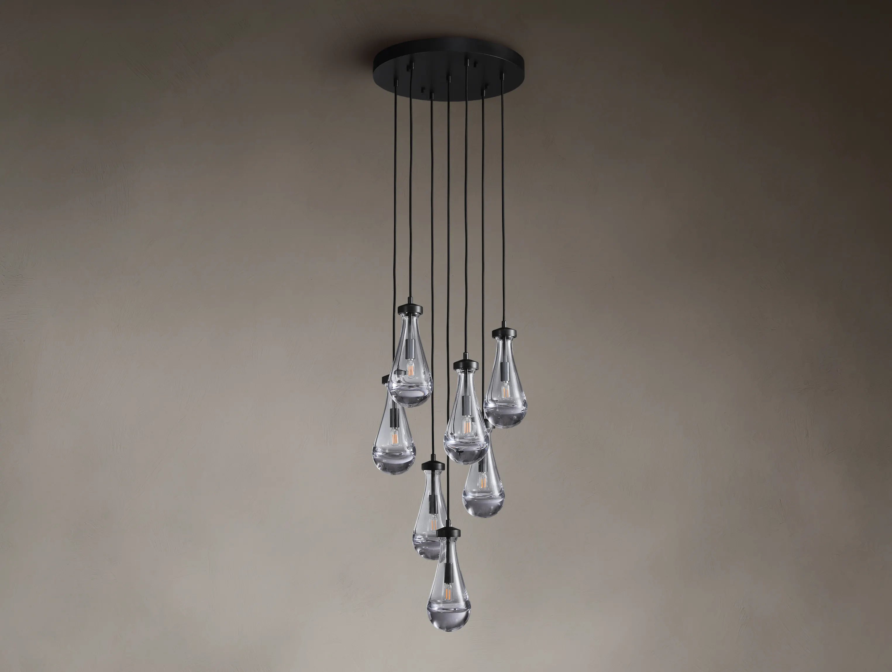 Water Fall Round Chandelier