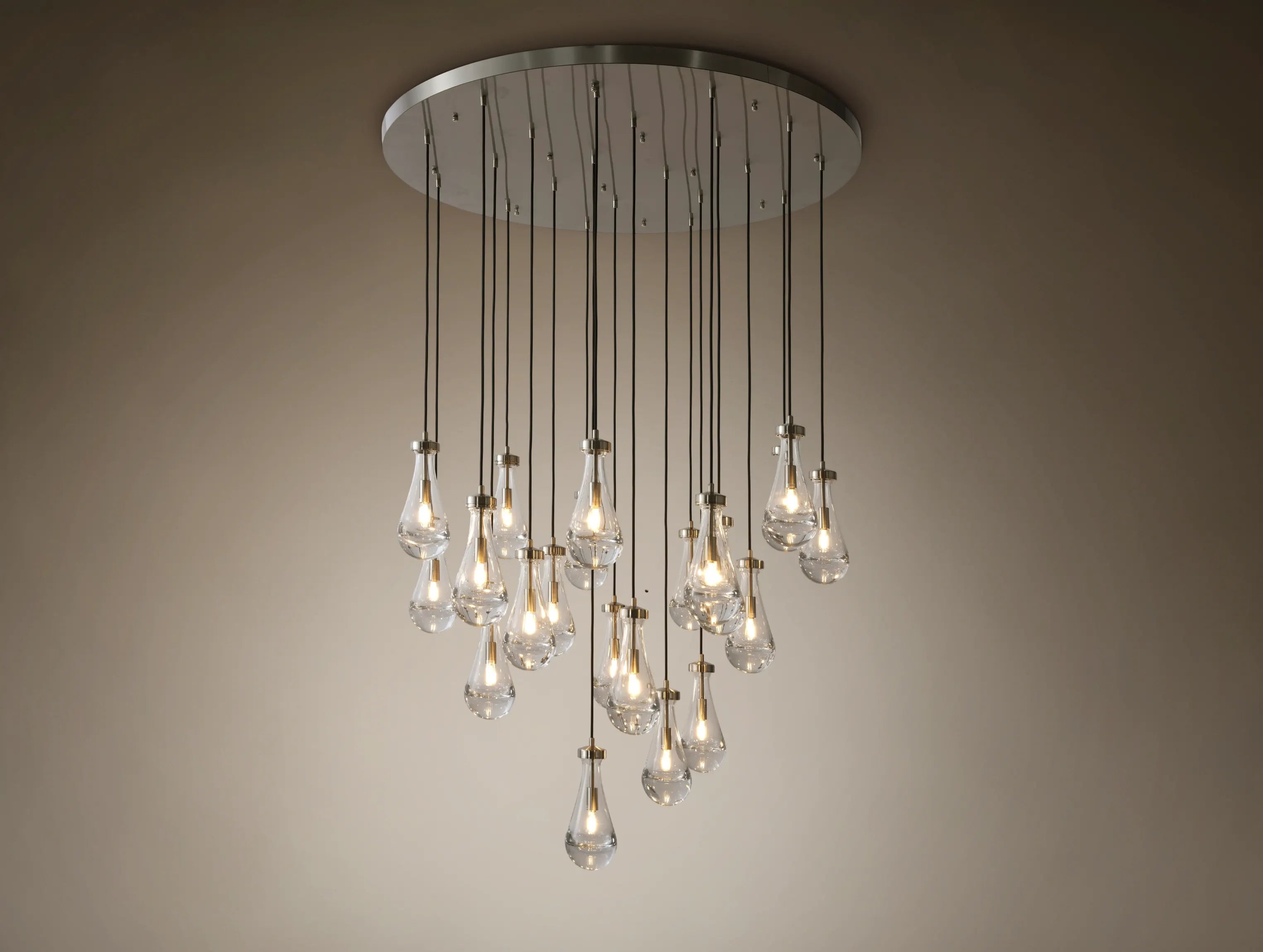 Raindrop Round Chandelier