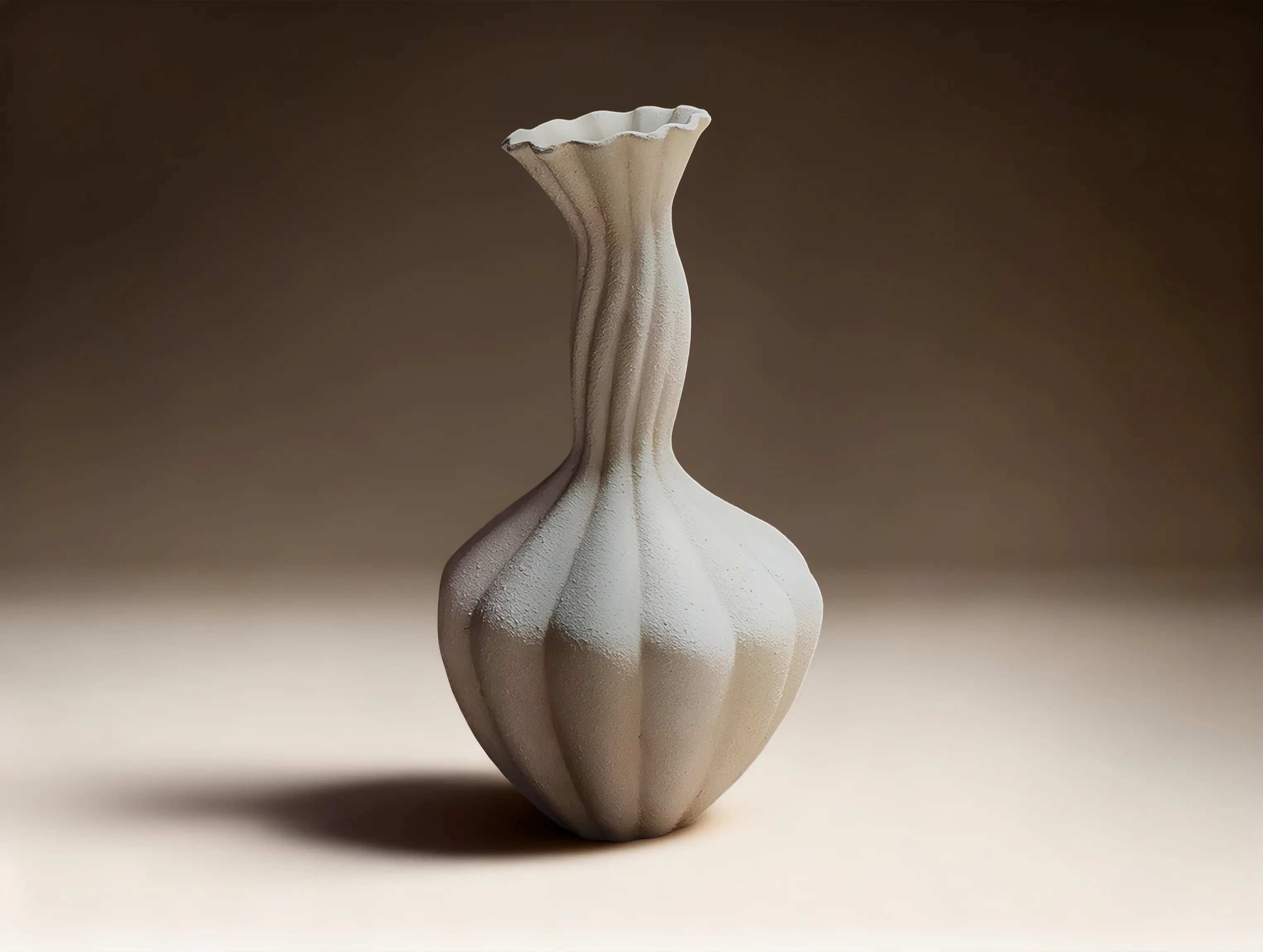 “Venus Draped” Textured Vase